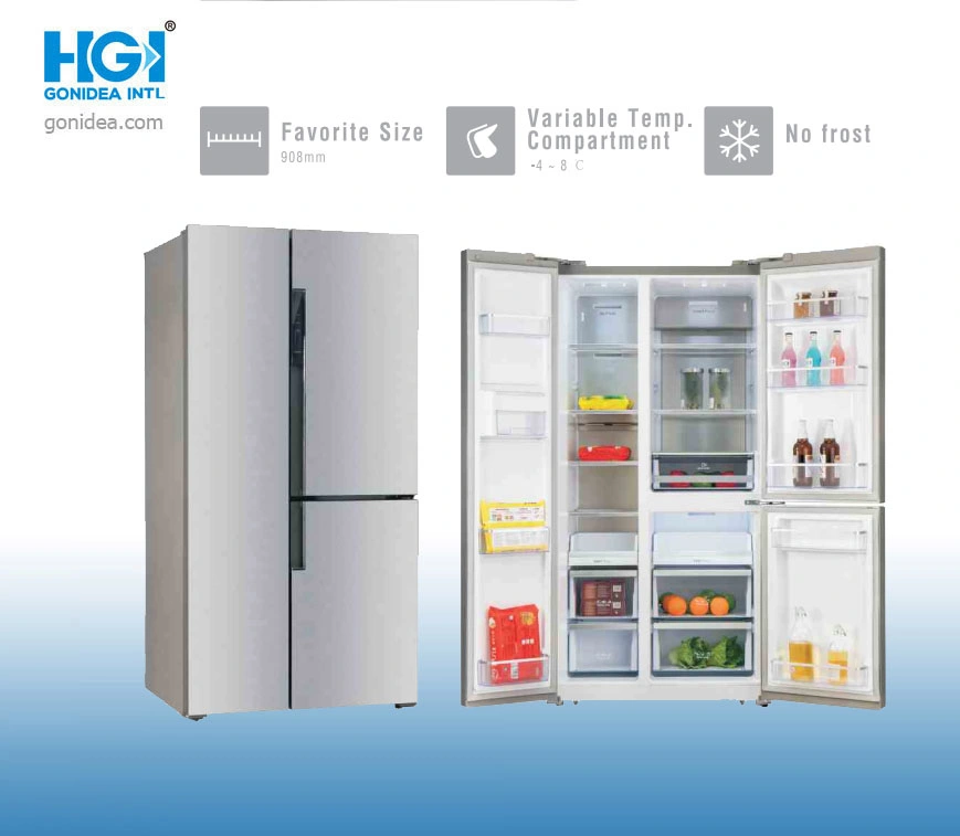 Bcd-505W No Frost Free Refrigerator Cross Door Big Refrigerator E Class