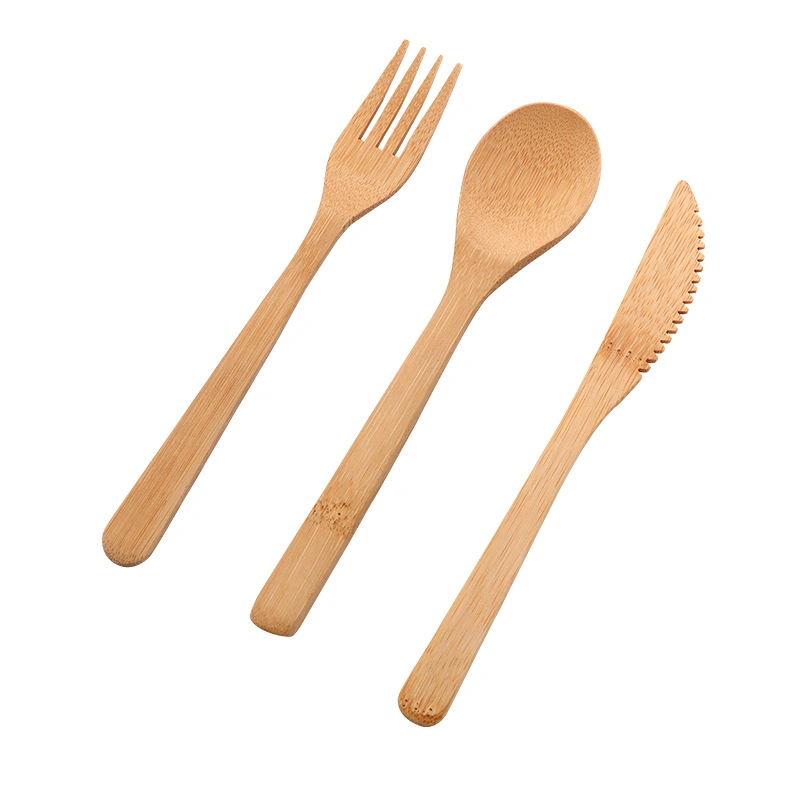 Wooden Cutlery Safe and Practical Disposable Wooden Spoon Knife Fork Set