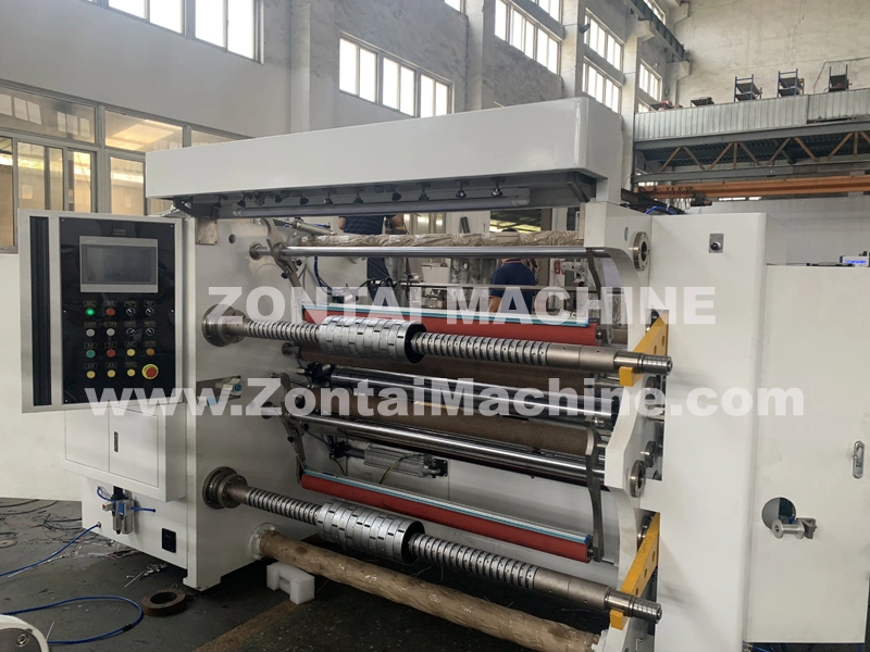 Zontai Ztm-D High Speed Slitting Rewinding Machine for Film Paper Rolls