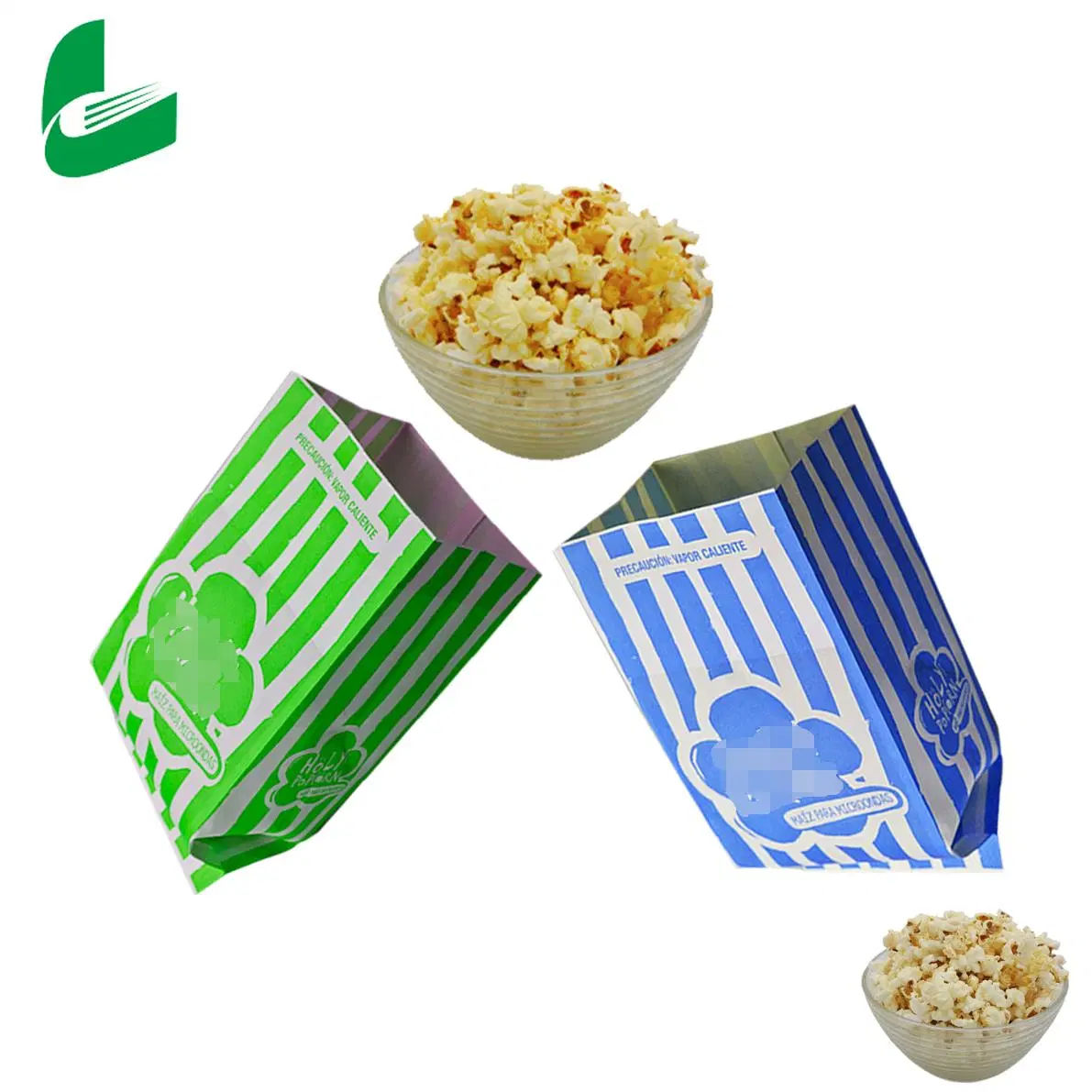 Sacos recicláveis para microondas e milho Popcorn Embalagem de alimentos