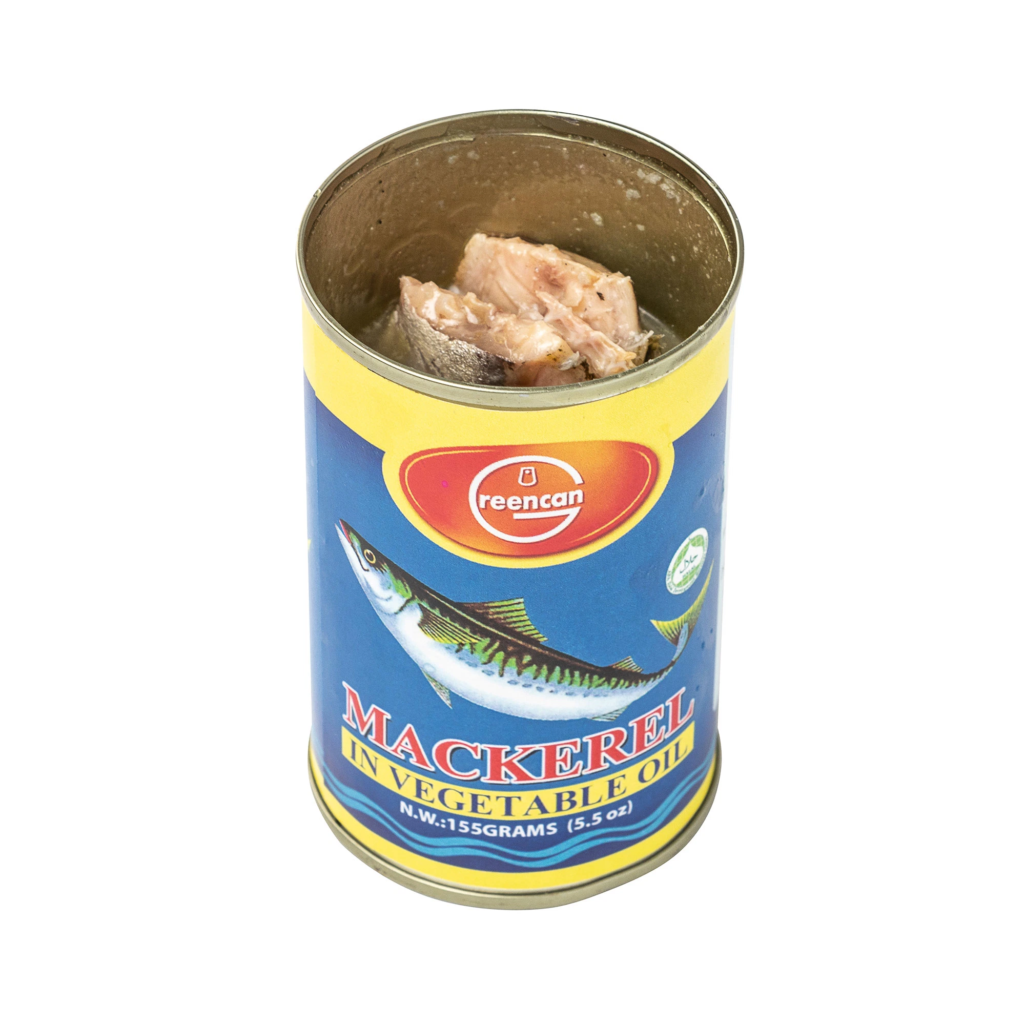 Health Seafood Canned Mackerel Fish in Brine with OEM