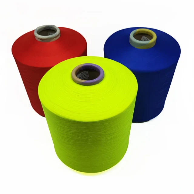 100 Polyester 150/1 Yarn Suppliers DTY Polyester Yarn Precio per Kg Trapillo para cintas