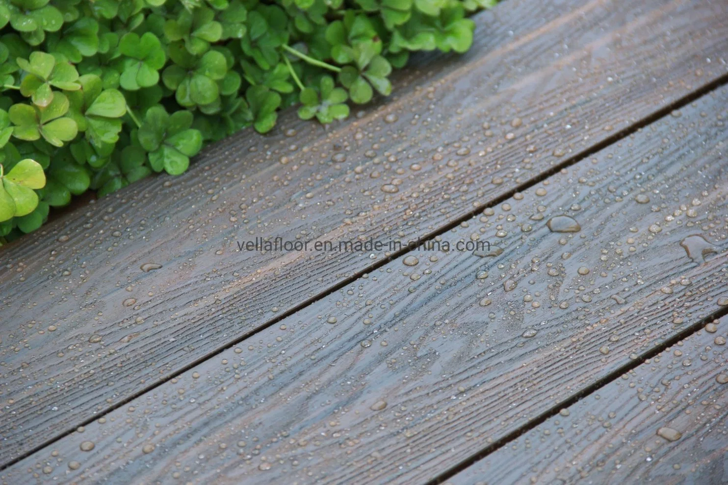 Co-Extrusion WPC Decking Bois-Plastique Composites en Bois Composites Revêtement Extérieur Matériau de Construction Terrasse Extérieure en Plastique Bois