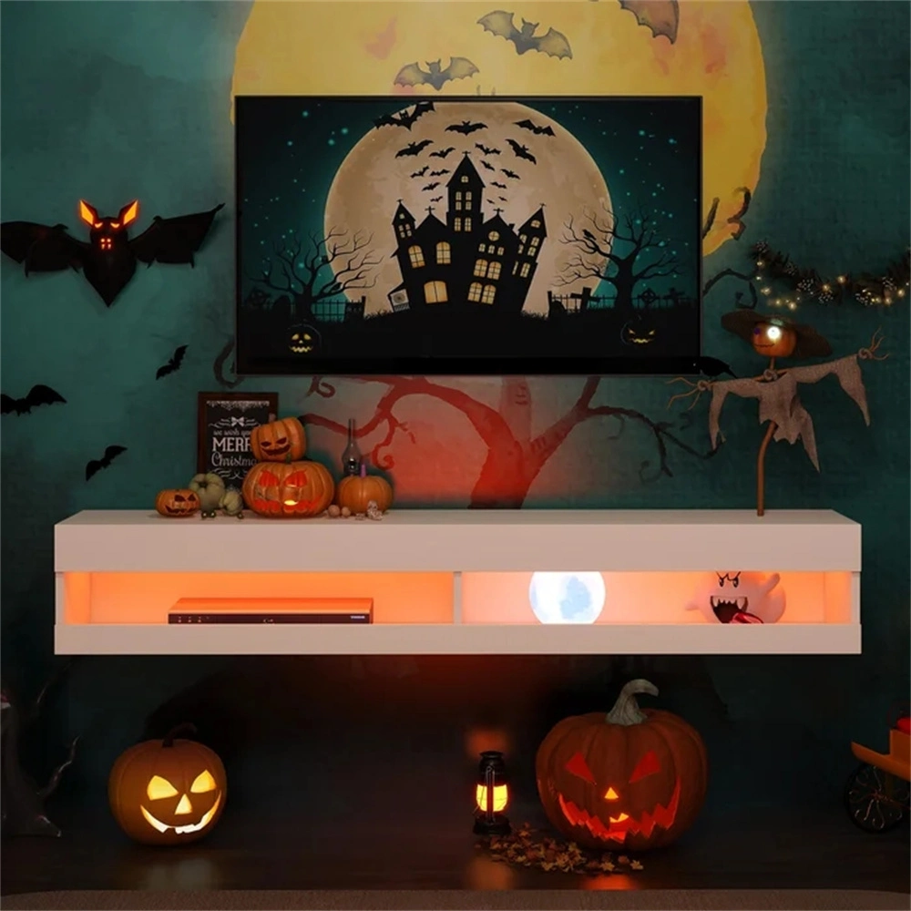 Wholesale/Supplier 2023 LED Wooden Floating Unit TV Stand Living Room Furniture