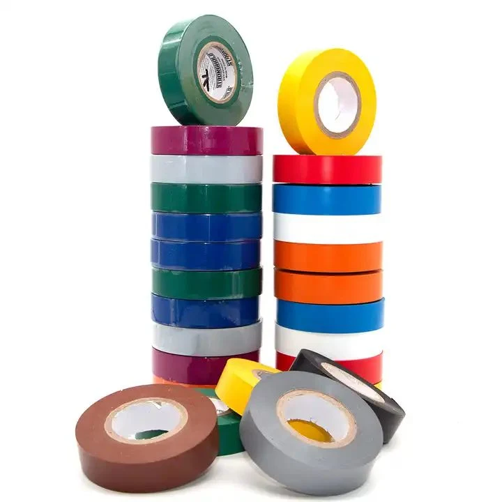 Electric Insulation Electrical Self Adhesive Color Rubber Plastic PVC Insulating Tape