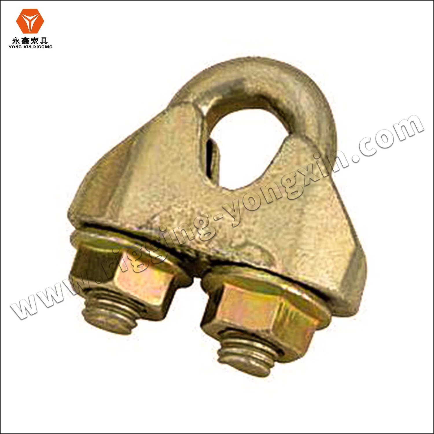 Bucle de Qingdao aparejo proveedor nos galvanizado DIN maleable 1142 Cable Clip de la abrazadera con materiales de rigging calificado