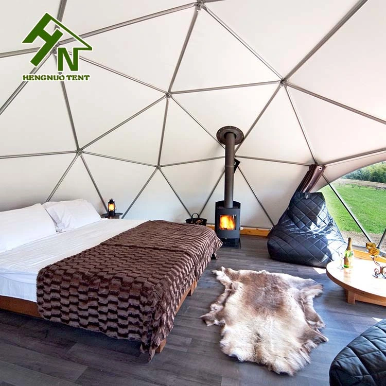 Strong Snow and Wind Load European Style Glamping Resort Tent for 2 Person