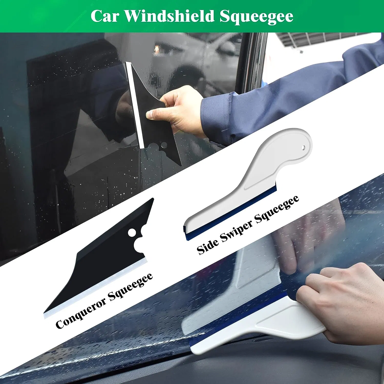 Tinting Squeegee Kit para aplicación de instalación de lámina de 14pcs