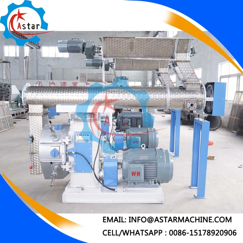 Large Capacity 8-10t/H Animal Livestock Poultry Feed Pellet Production Line Machine