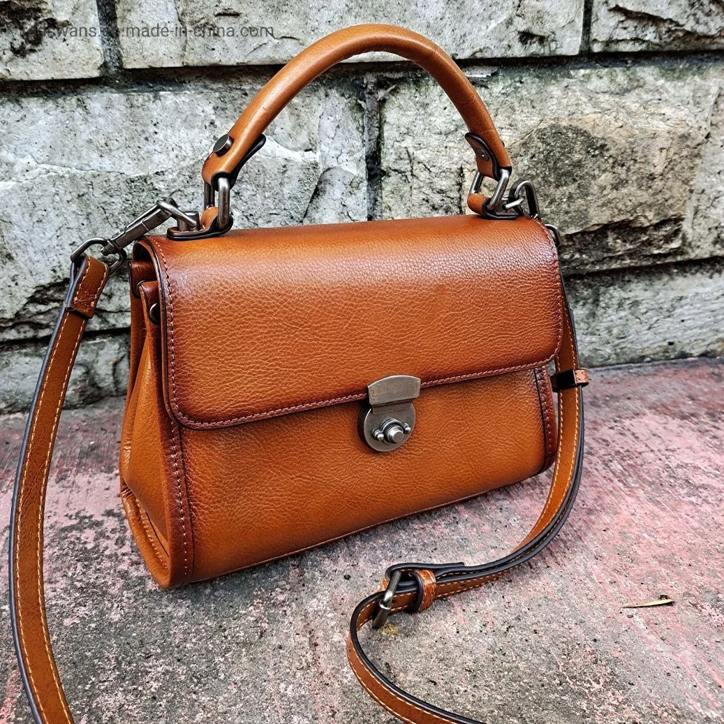 Clasic Hot Sell Genuine Leather Bags for Women Trendy Outdoor Restaurant Vegetable Leather Pouch RS-Ypsy-2133