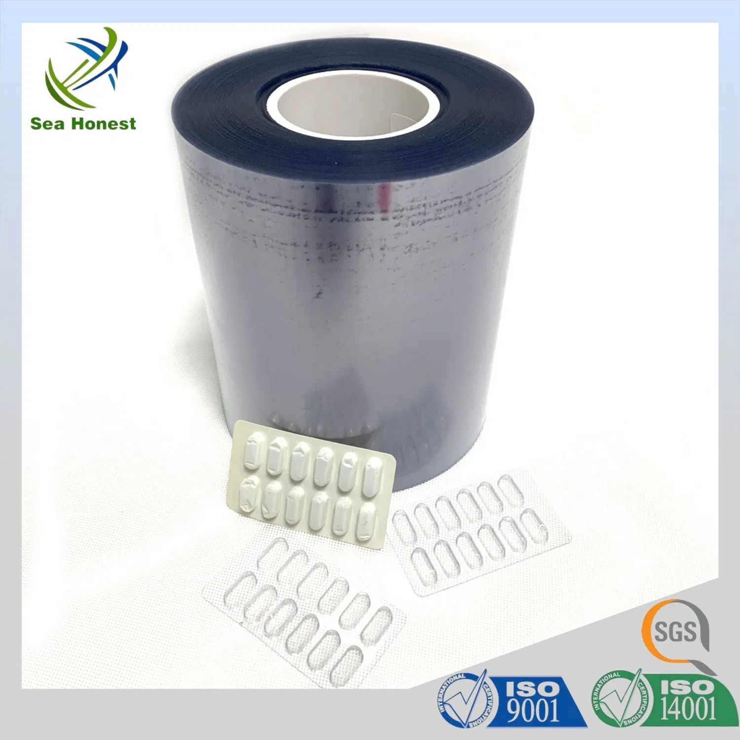 Clear and Colorful 0.25mm PVC Pharmaceutical Rigid Film for Blister Packaging