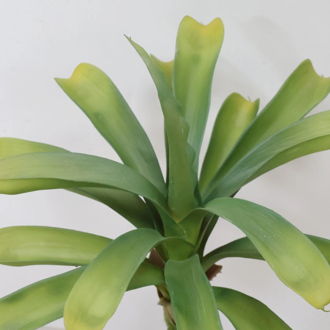 Indoor Decoration Plastic Plant Palm Leaves Bonsai Artificial Tree Pot Outdoor Decor