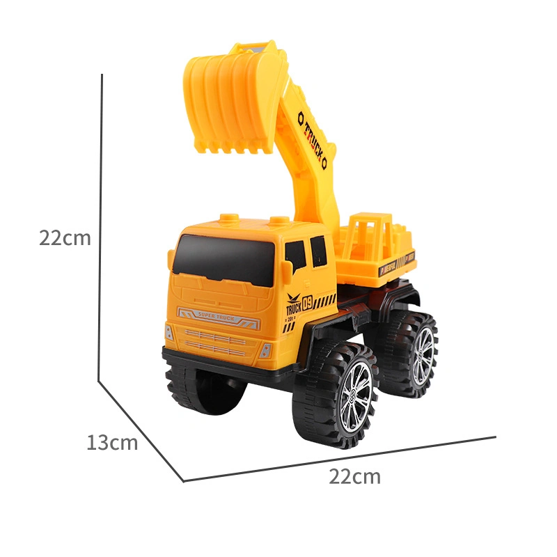 Comercio transfronterizo de Venta caliente de la ingeniería de simulación y excavadora vehículo interesante a los niños juguetes de plástico