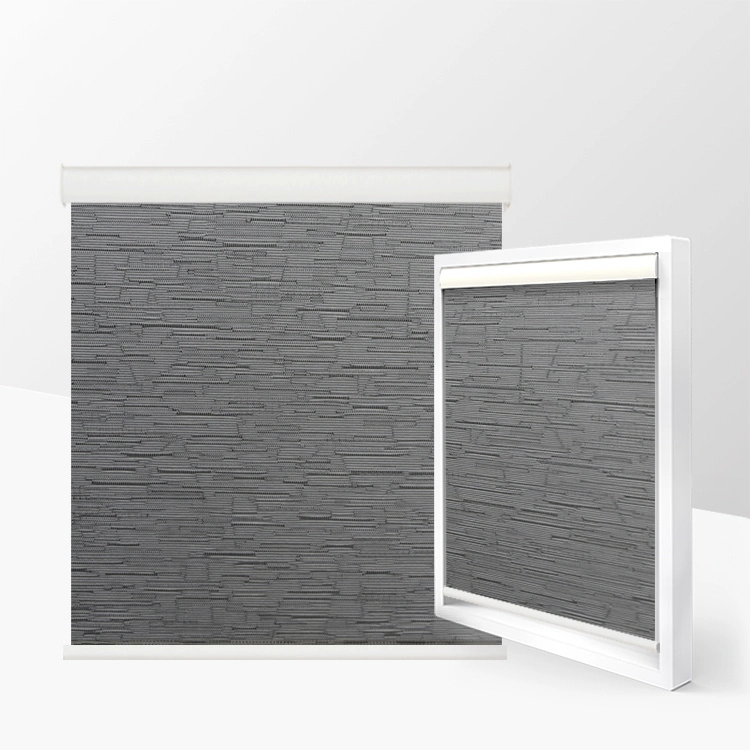 PVC de relieve variado protector solar persianas de rodillo Blackout Shades tejido para Cortina de ventana de PVC