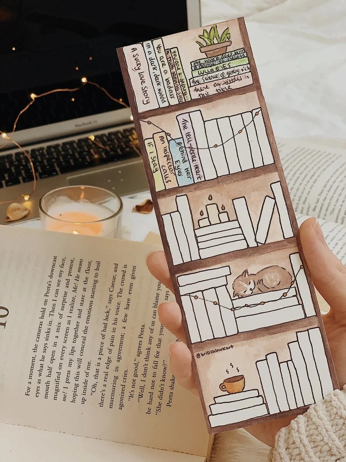 Sublimation Blank Animal Ass Seed Paper Book Shelf Cute Cartoon Flower Brooch Enamel Printed Metal Bookmark for Sale