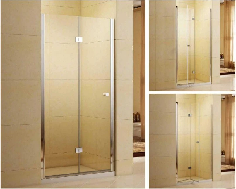 Auto-Rising Swing Shower Door with 5/6mm Tempered Glass (L21122)