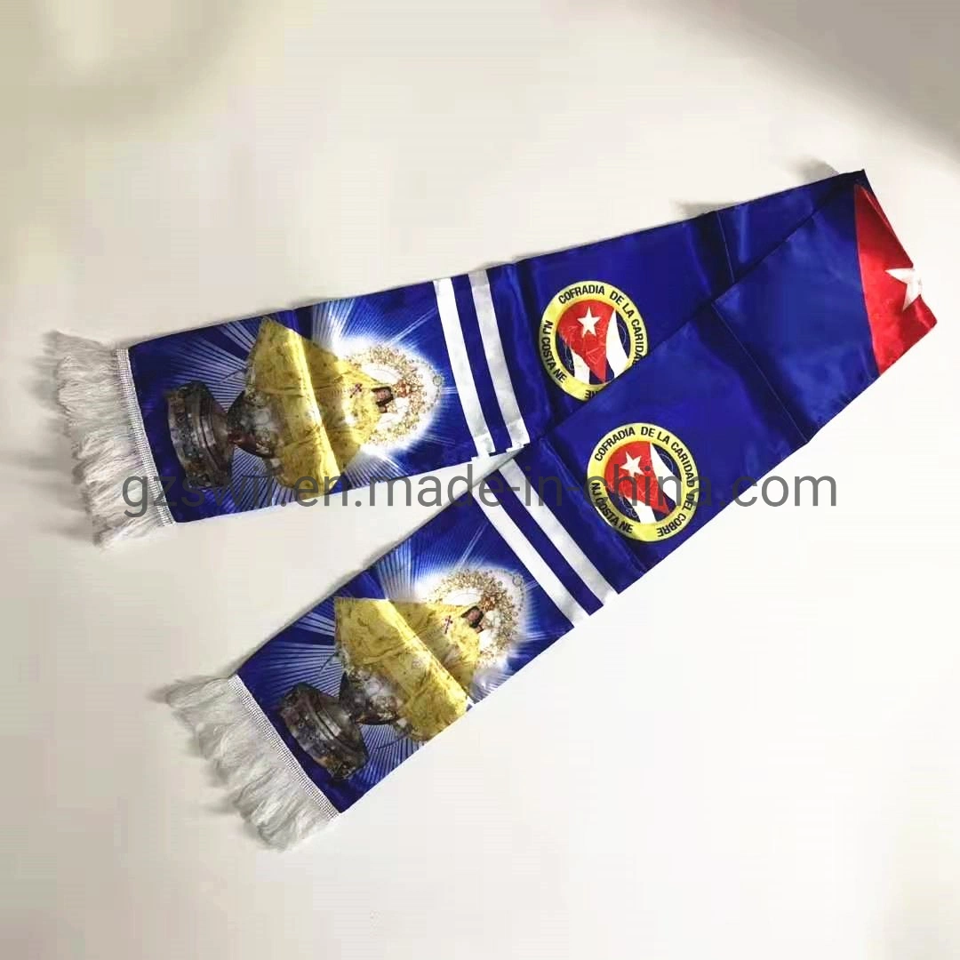 Decoration Exhibition Fashion Digital-Printing Football Fans Bandana Scarf