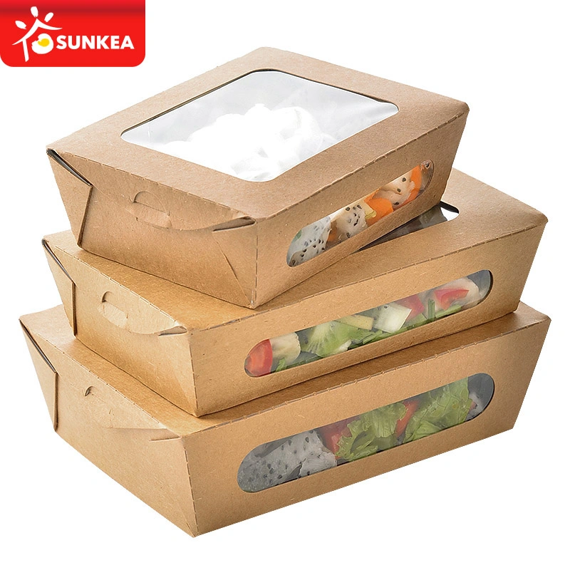 Disposable Wholesale/Supplier Take Away Food Grade Lunch Salad Box Factory