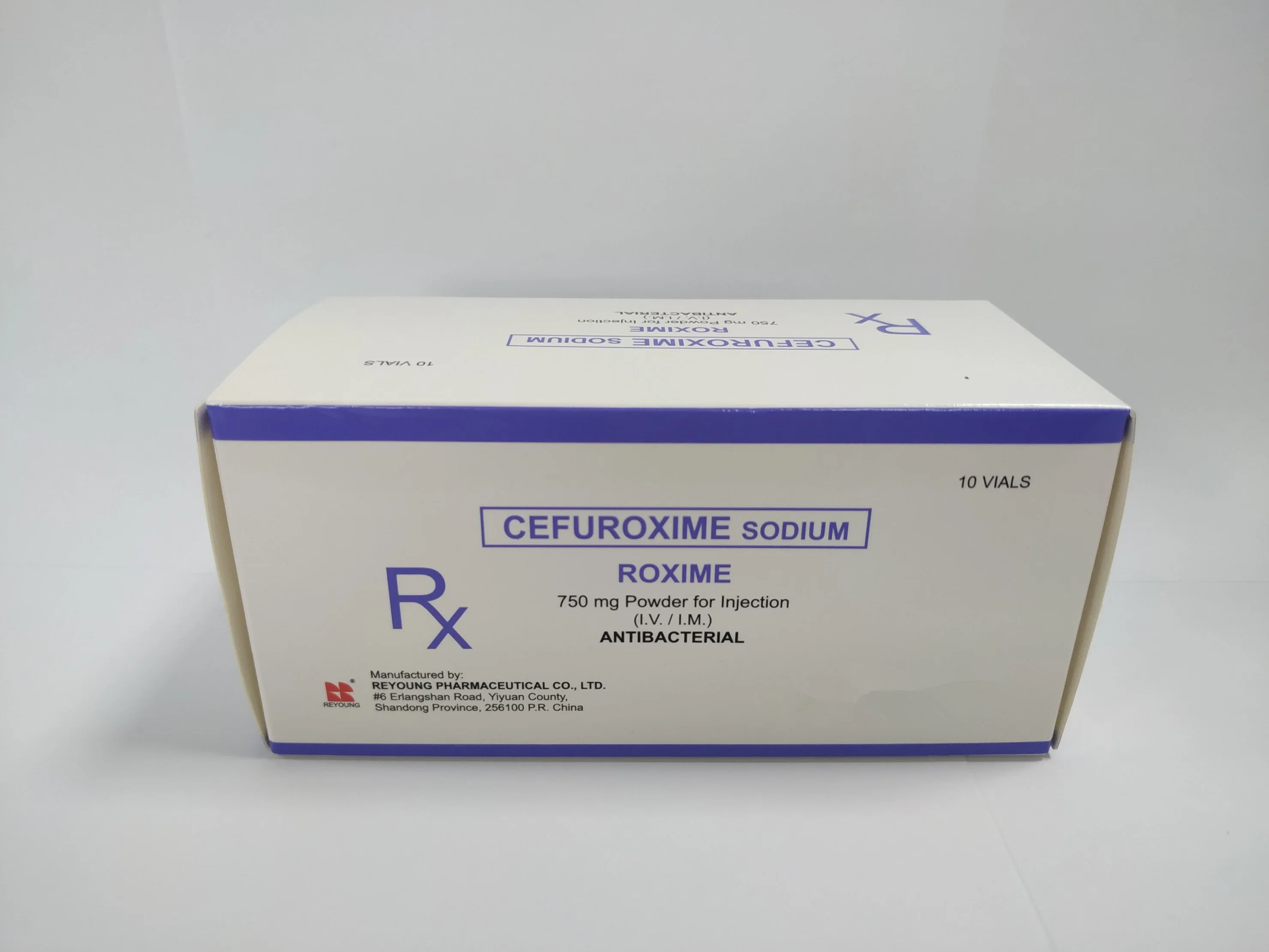 Céfuroxime pour Injection de produits pharmaceutiques 750mg avec certificat GMP