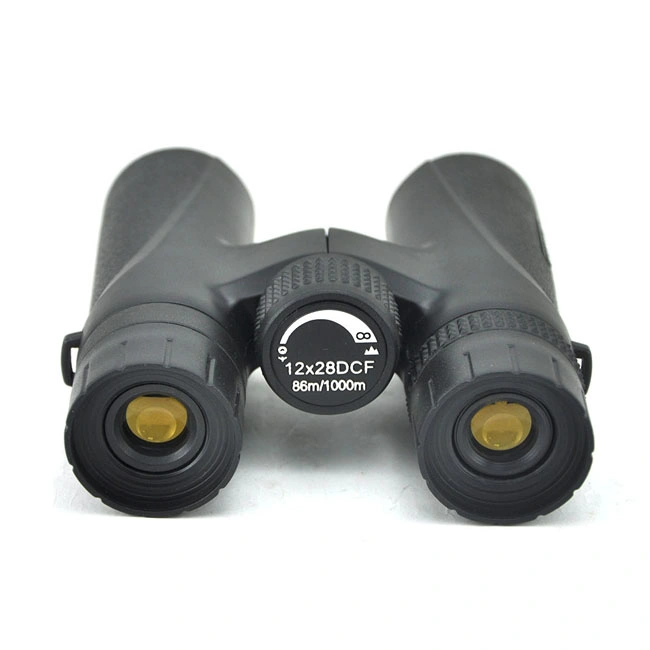 Visionking 12X28 Professional Binoculars Bak4 Roof Green Spotting Scope for Birdwatching Hunting Travelling Telescope Monocular