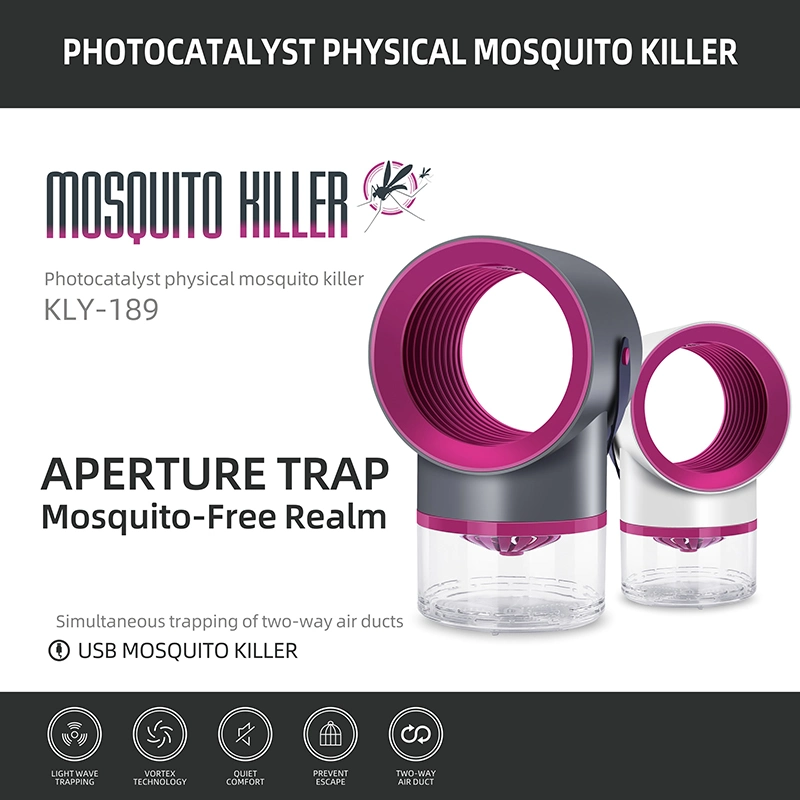 En el interior de la luz de Asesino de mosquitos electrónico USB insecto plaga de insectos Repeller Zapper