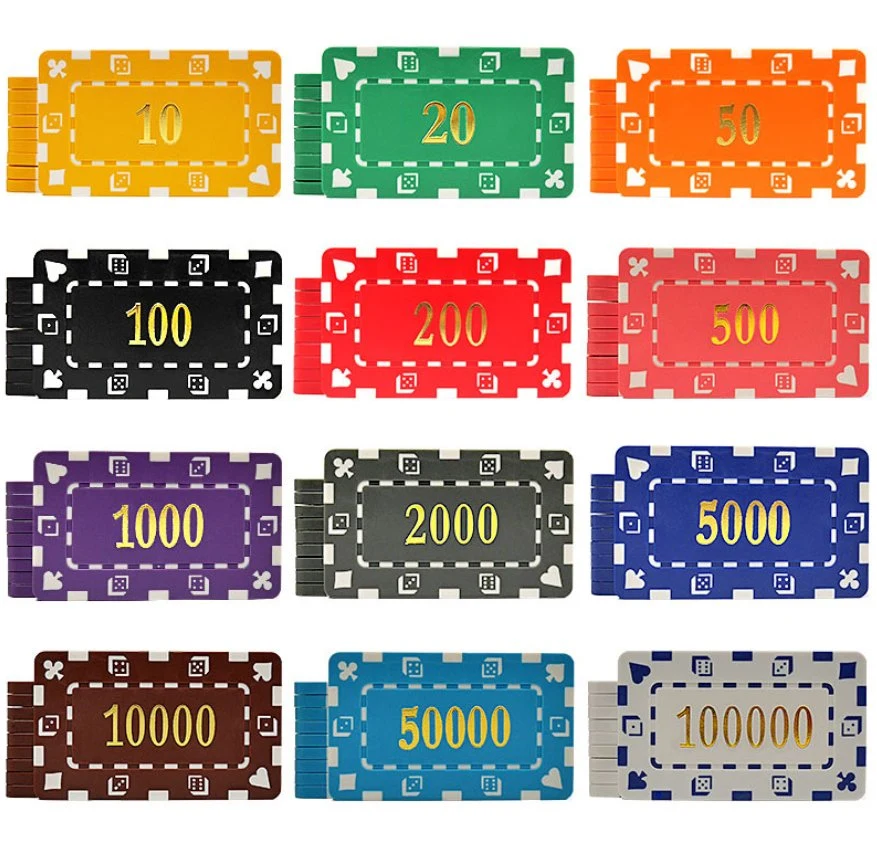 Wholesale/Supplier High quality/High cost performance Poker Chips Custom ABS Casino Chips Cheap Plastic Gambling Chips