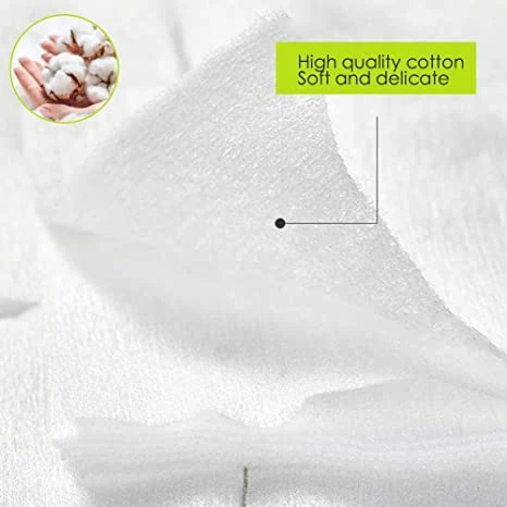 Square Cotton Pads, Cotton Not to Shed or Fall Apart Ultra Soft Perfect for Removing Makeup Triple Layered Cosmetic Cotton Pads for Toner and Skincare Product