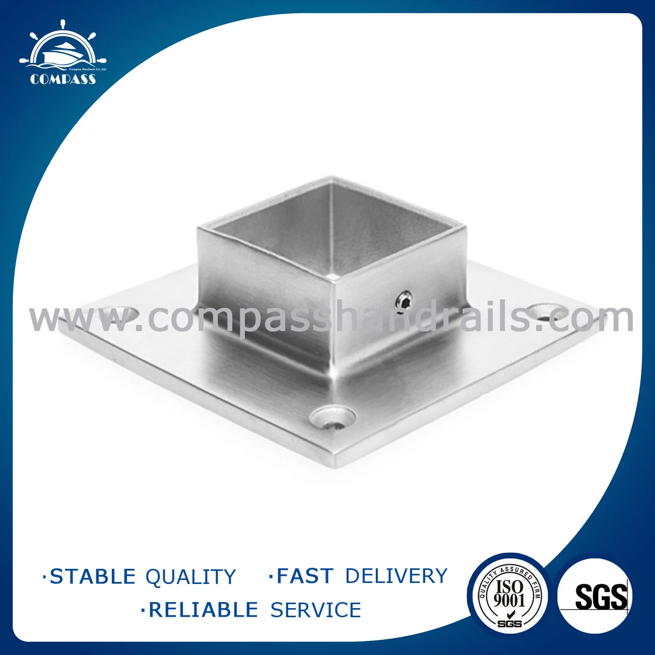 Wholesale/Supplier Inox Stainless Steel Framelss Glass Railing Hardware for Balustrade System