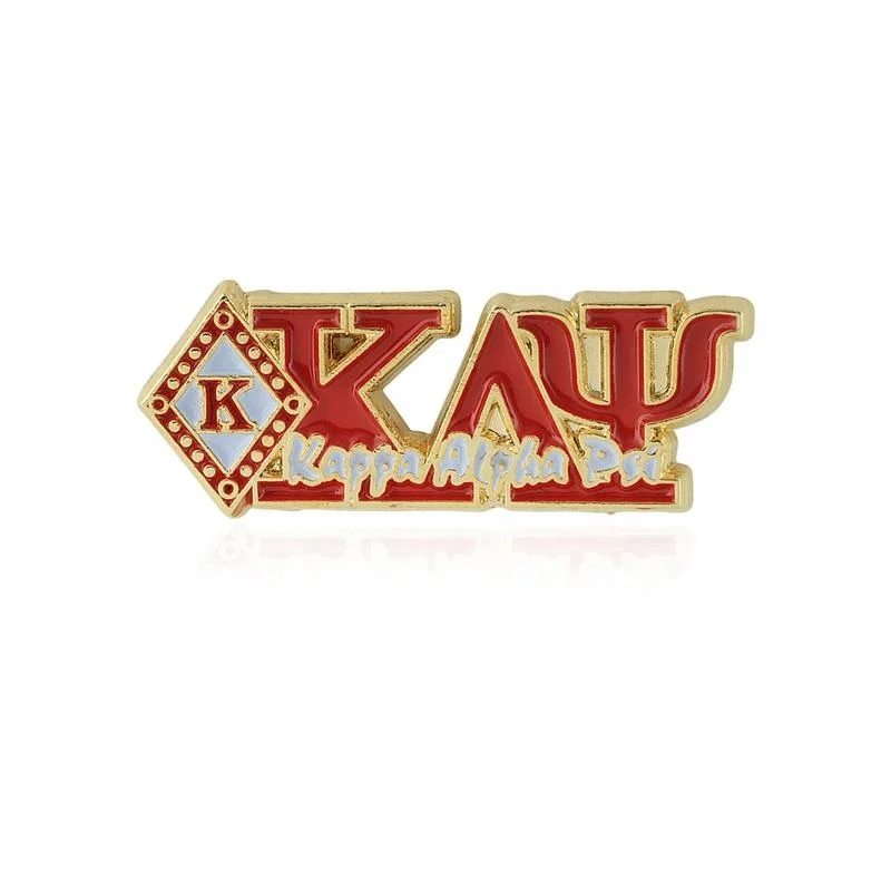 Custom Logo Fraternity and Sorority Lapel Pins Soft Enamel Greek Letter Lapel Pin