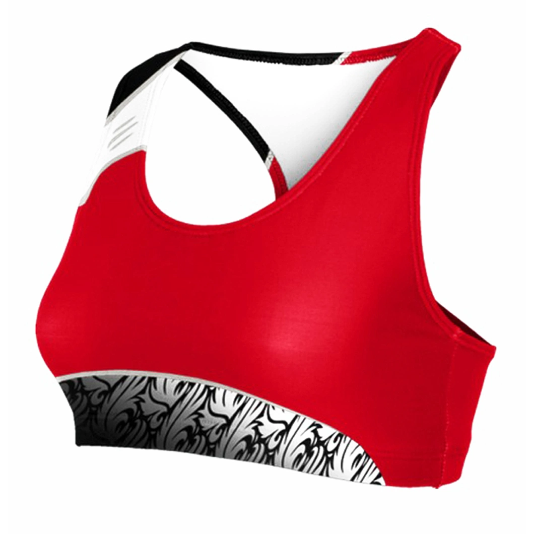 Wholesaling Custom Cheerleading Clothes Sublimation Cheer Practice Dance Bra