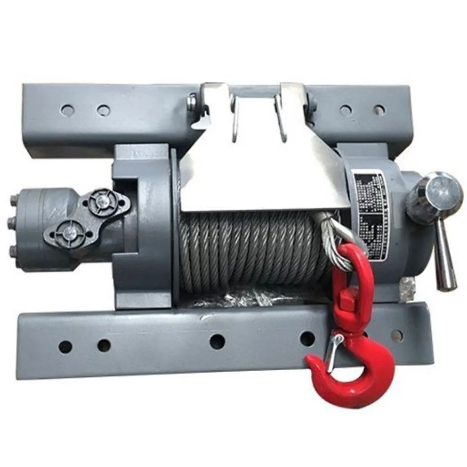 Tractor Winch Wrecker Hydraulic Winch 4t Built-in Clutch with Towing Rope Hook