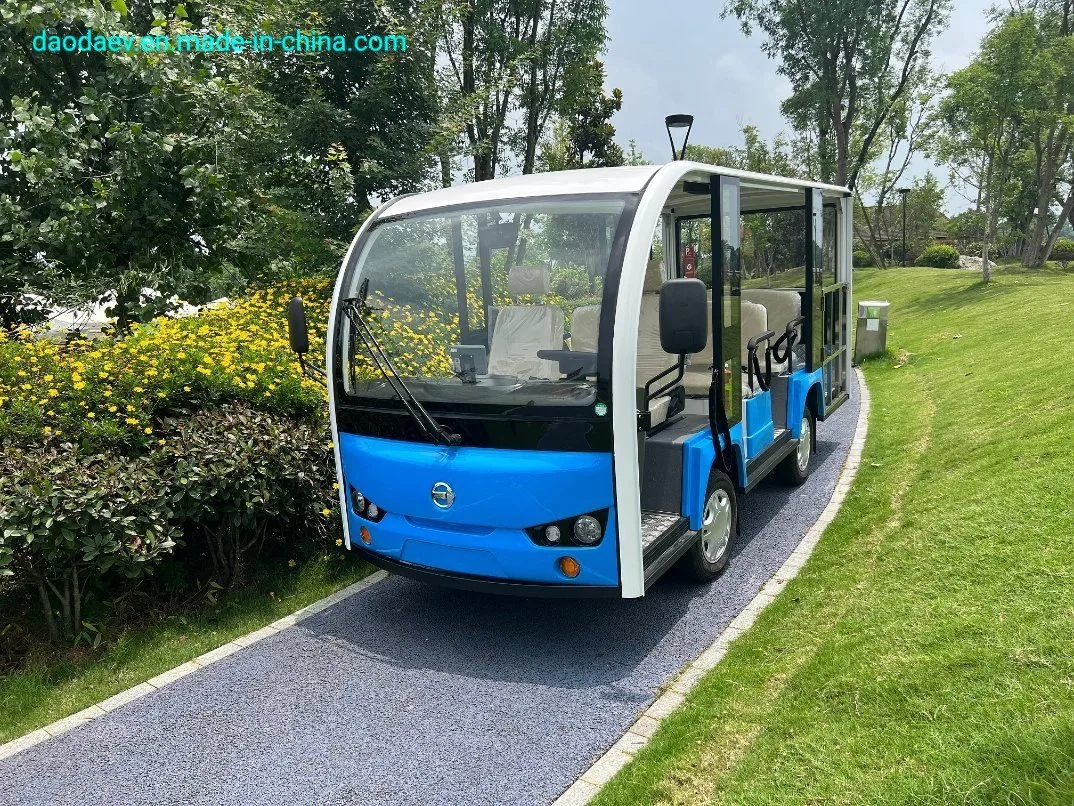 China Factory High Performance 72V 5kw Power Super Charge 8 Passenger Lithium Battery Electric Open Closed Sightseeing Bus Sightseeing Car Minibus F08-Qm11