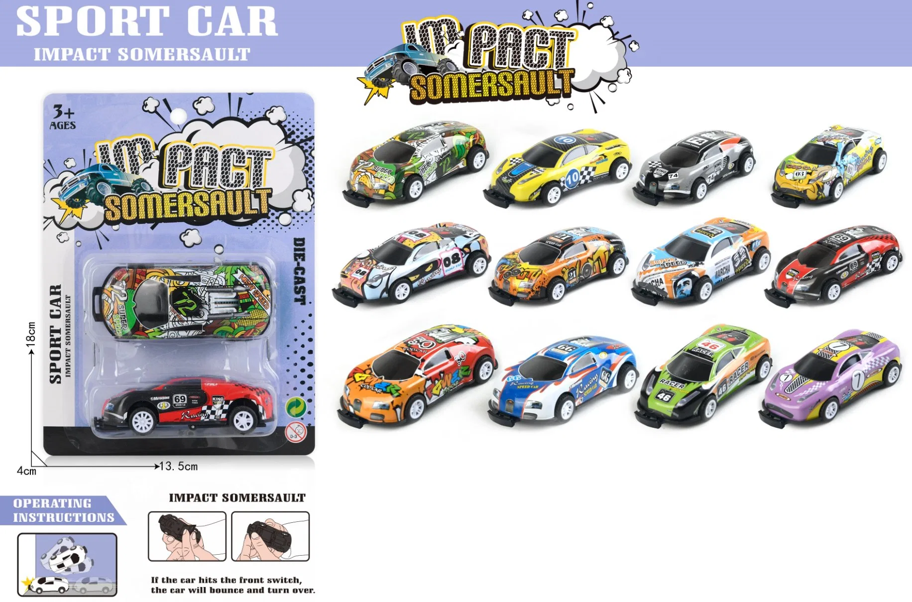 Die Cast Toy Car for Kids Toys Pull Back Car