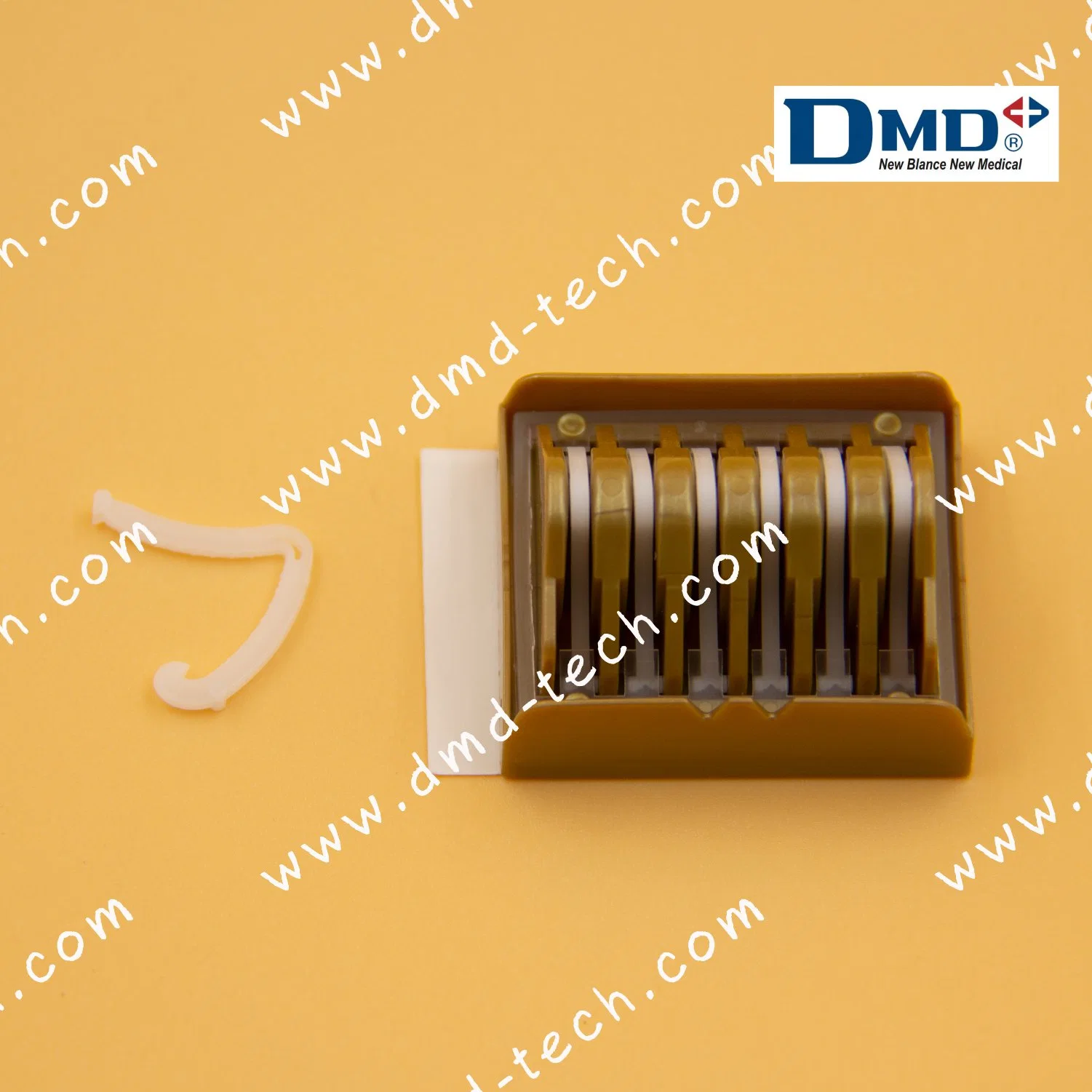 Clips hemostáticos de polímero para clips ligantes laparoscópicos no absorbibles CE