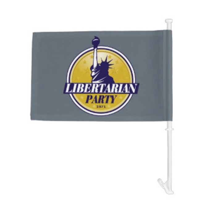 Custom Any Color Any Logo Any Size 30*45 Cm Car Flag