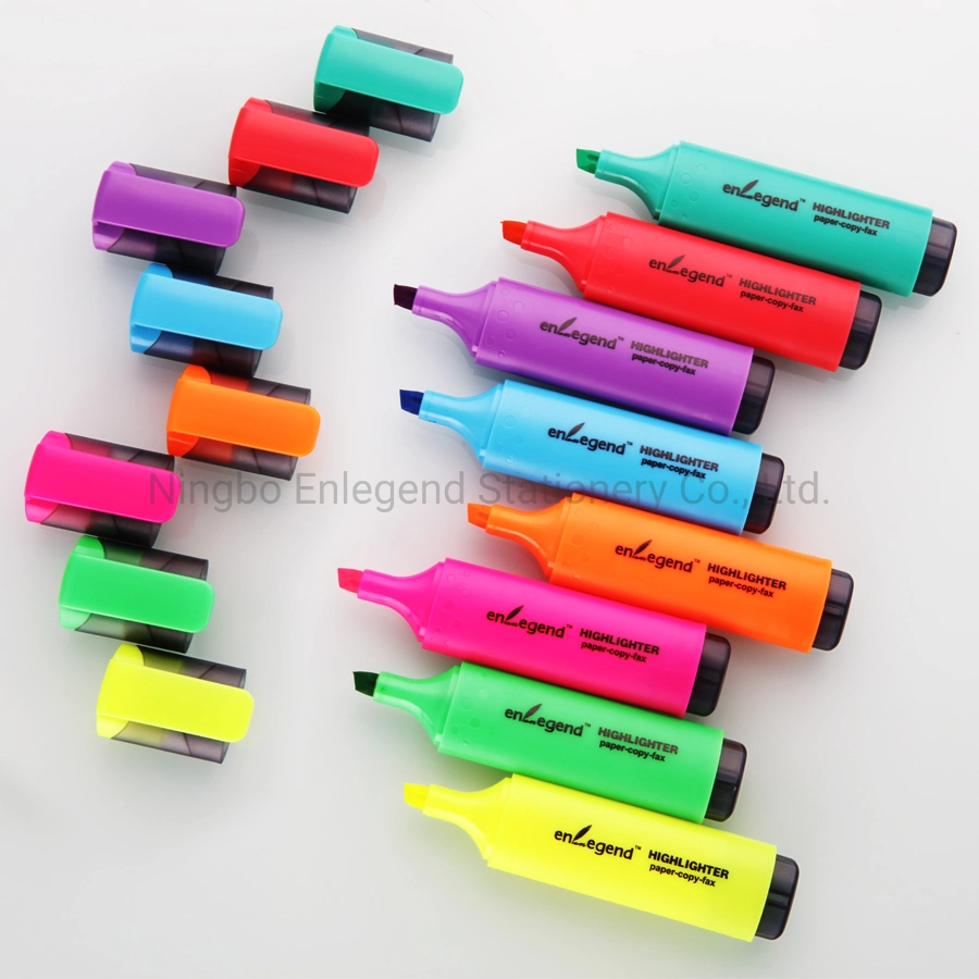 HL6004 Multi Color Marker Office Supply Stationery Highlighter pen for Office and School Use