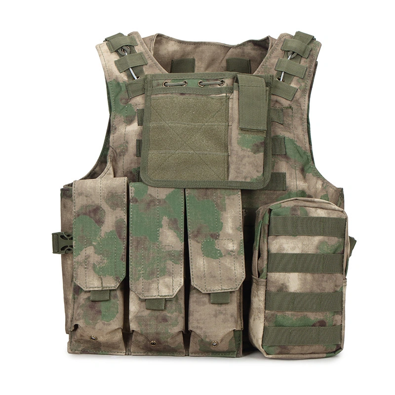 Tactical Vest Security Fashion Vest with Magazine Pouch Molle Webbing