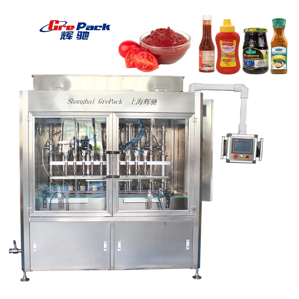 Automatic Sauce Jam Honey Bottle Filling Machine Without Dripping