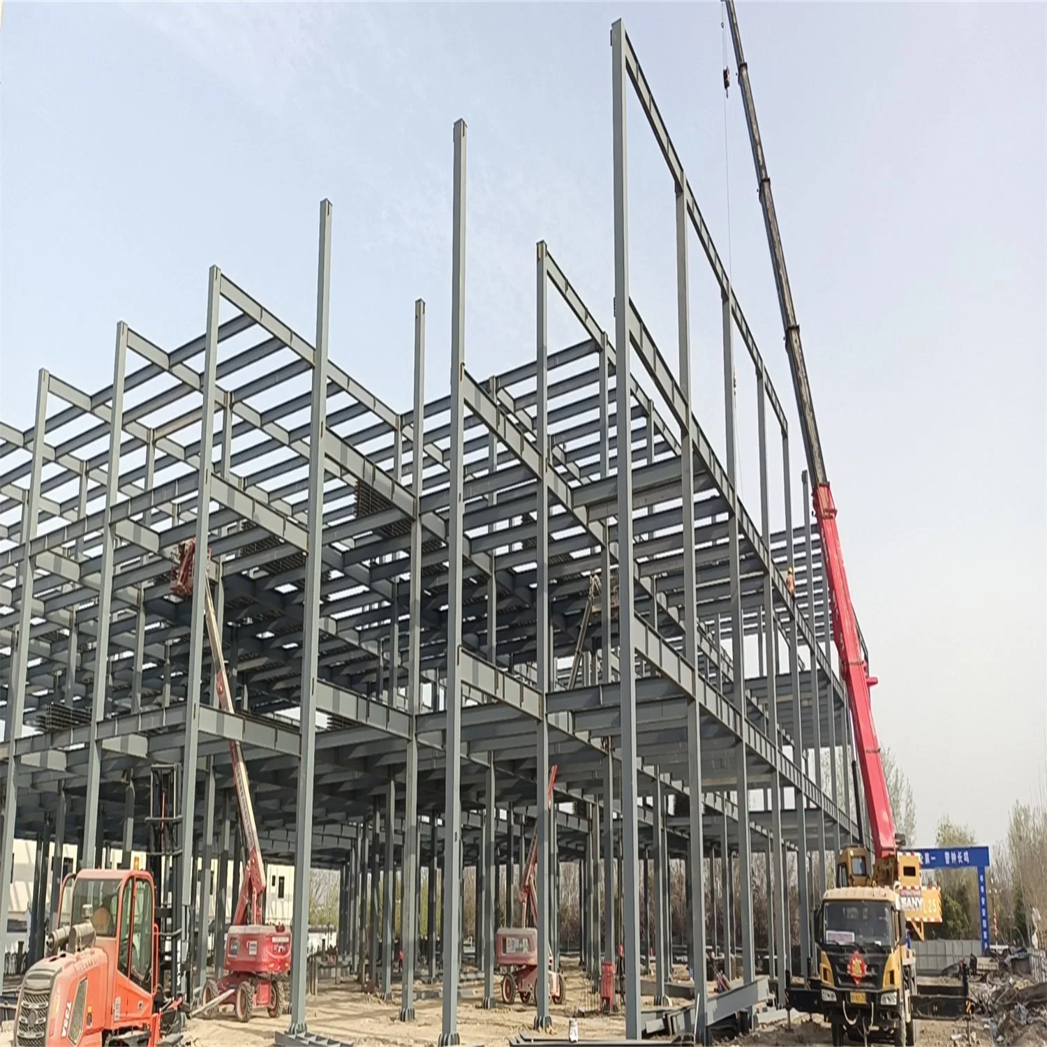 Industry Designed Prefab Light Metal Workshop Warehouse General Turnkey Construction Steel Structure