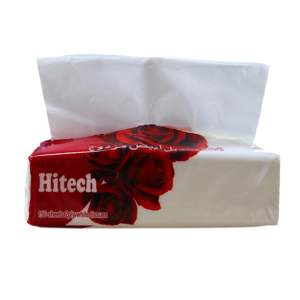 Amostra livre Fabricação Atacado Soft Pack personalizado papel de tecido facial Tecido facial de 4 camadas