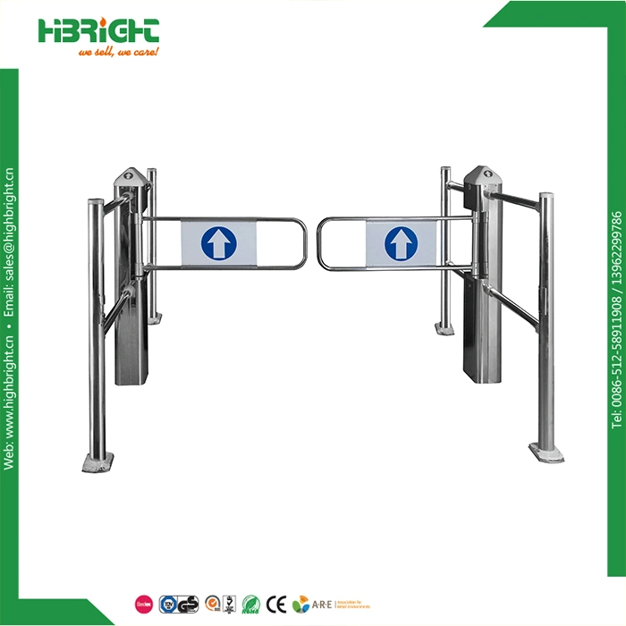 Supermarket Swing Speed Automatic Entrance Gate Access Control Safety Counter Display Entry Turnstile