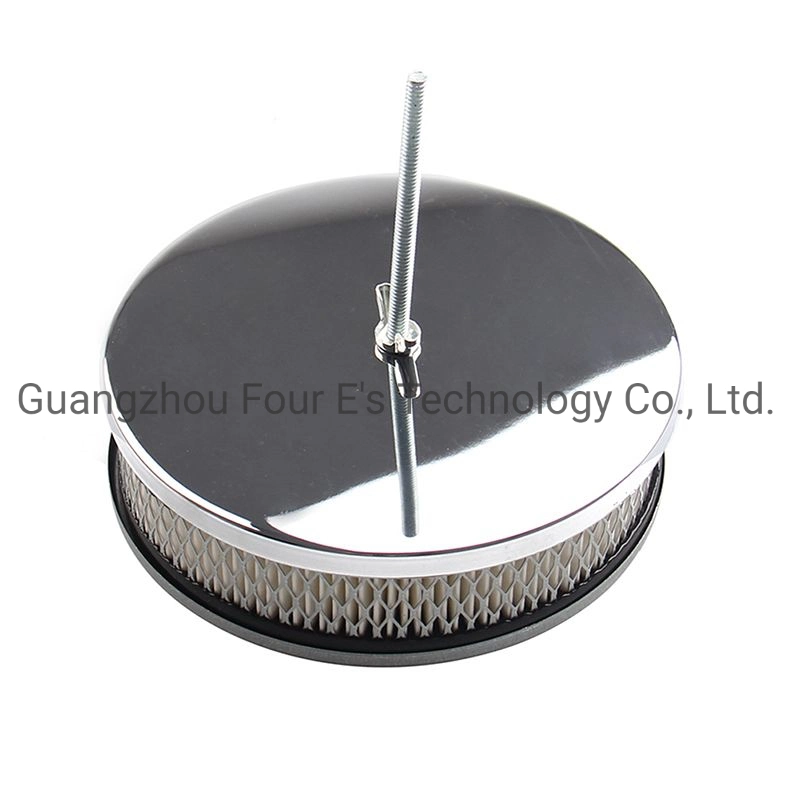 Car Accessories/Auto Accessory/Spare Parts 9 Inch Chrome Air Filter