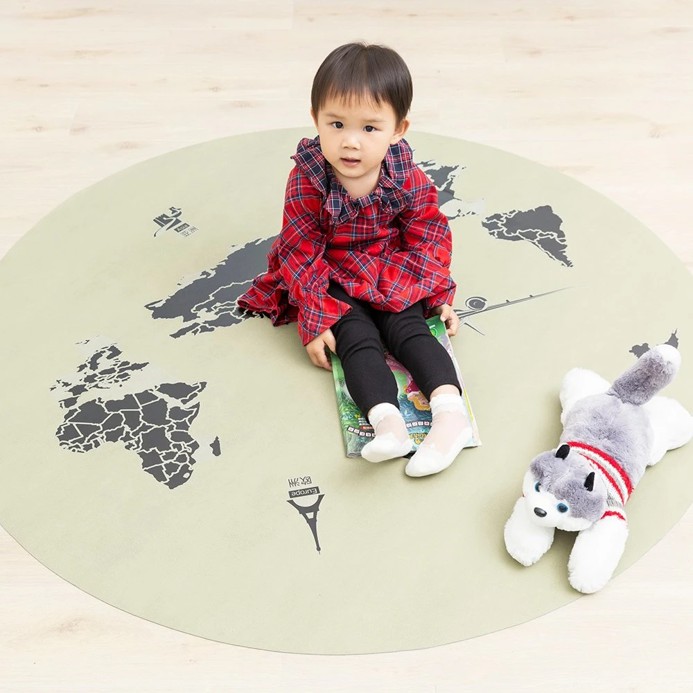 2021 New Style Custom Kids Mat PU Kitchen Vegan Leather Floor Mat Anti Fatigue Mat Kitchen