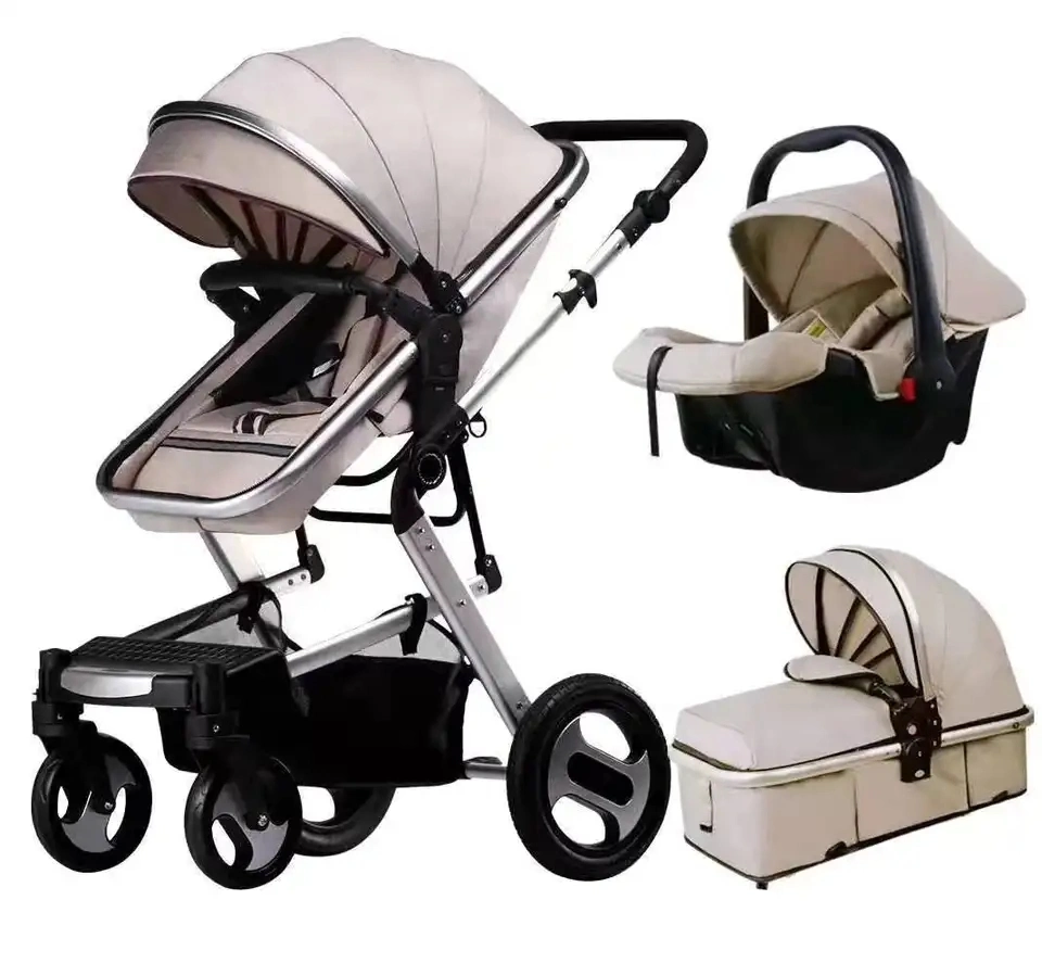 Fábrica High Landscape Travel System Baby Stroller 3-in-1