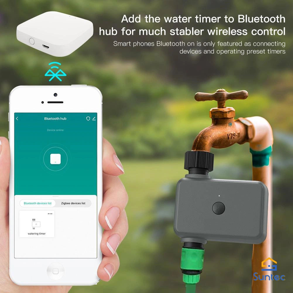 Smart Water Timer with WiFi Hub WiFi Sprinkler Hose Timer