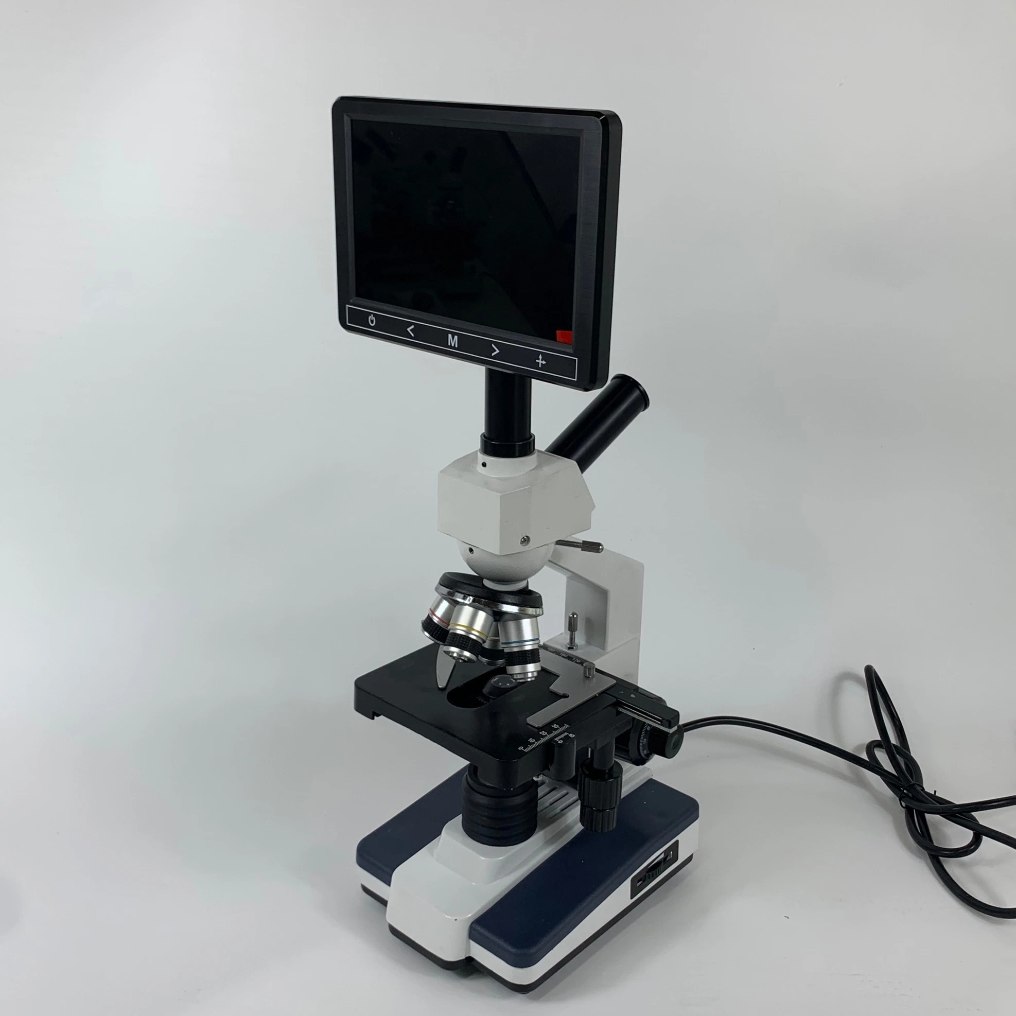 Dual Viewing Head Microscope with Screen Xsp-200V Manufacturer in Ningbo, China