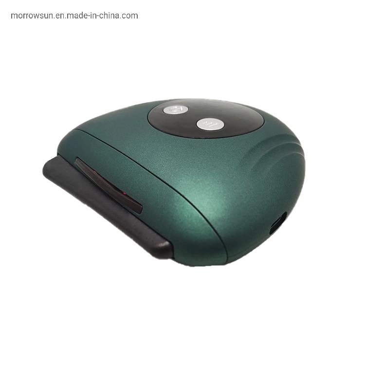 Schöne Schnurlose Tragbare Kosmetische Vibration Welle Infrarot-Wärme-Therapie Haut Anheben Des Shiatsu Face Massagers Mini Guasha Pad