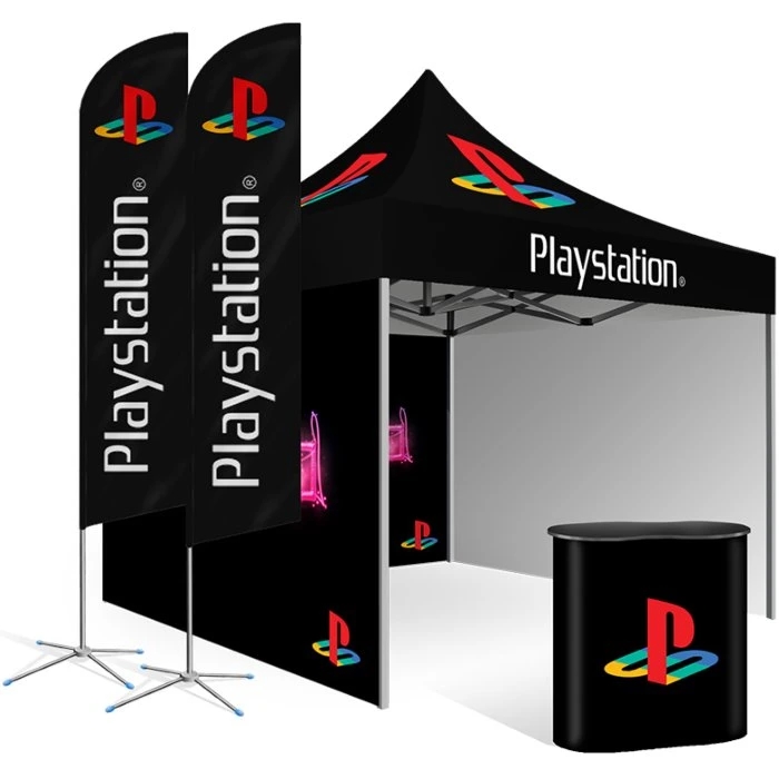 Publicidade impressa personalizada Gazebo tenda Outdoor Party tenda pop up Ent. Da canópia