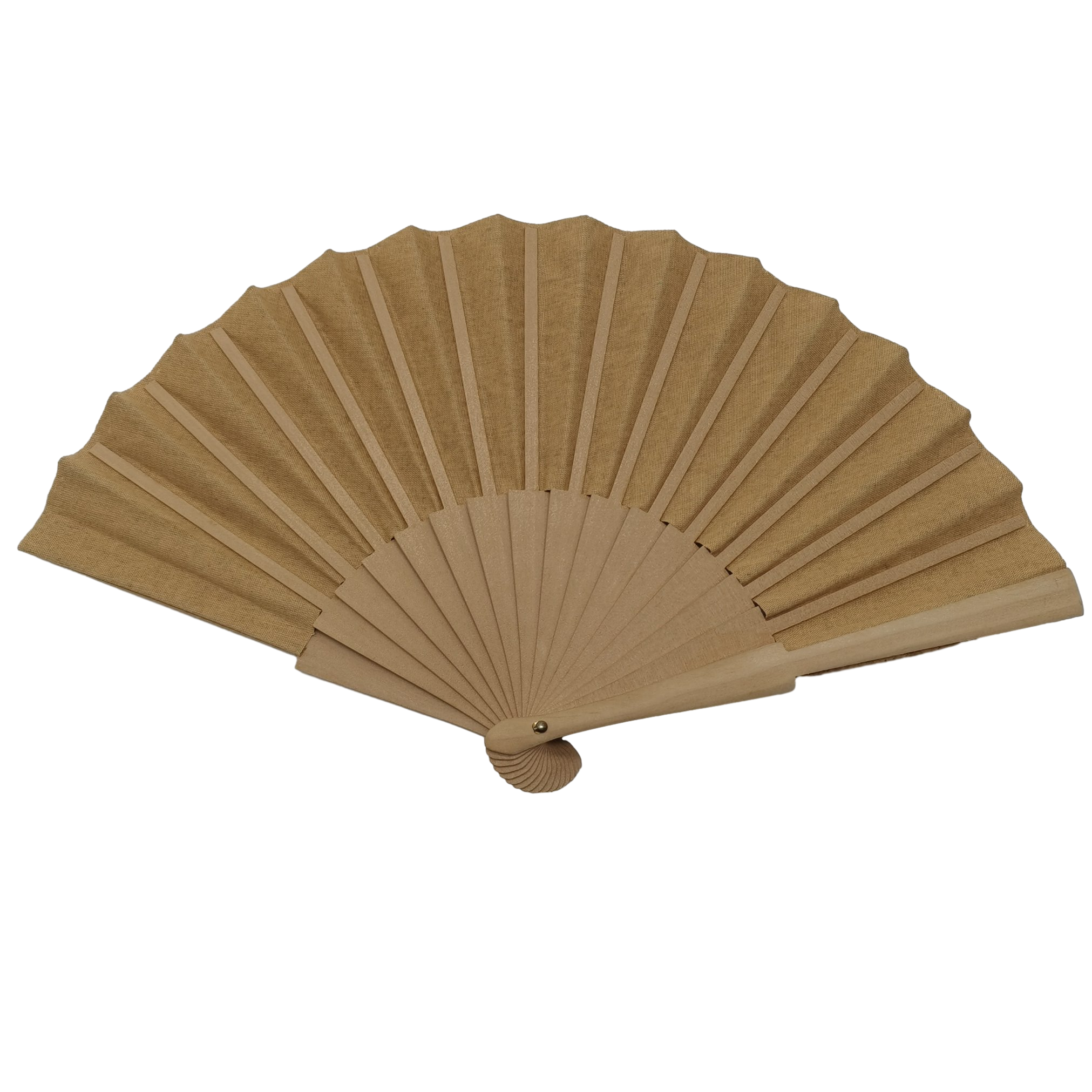 Customized Eco-Friendly Promotional Holiday Gifts for Cloth Faced Wooden Fan