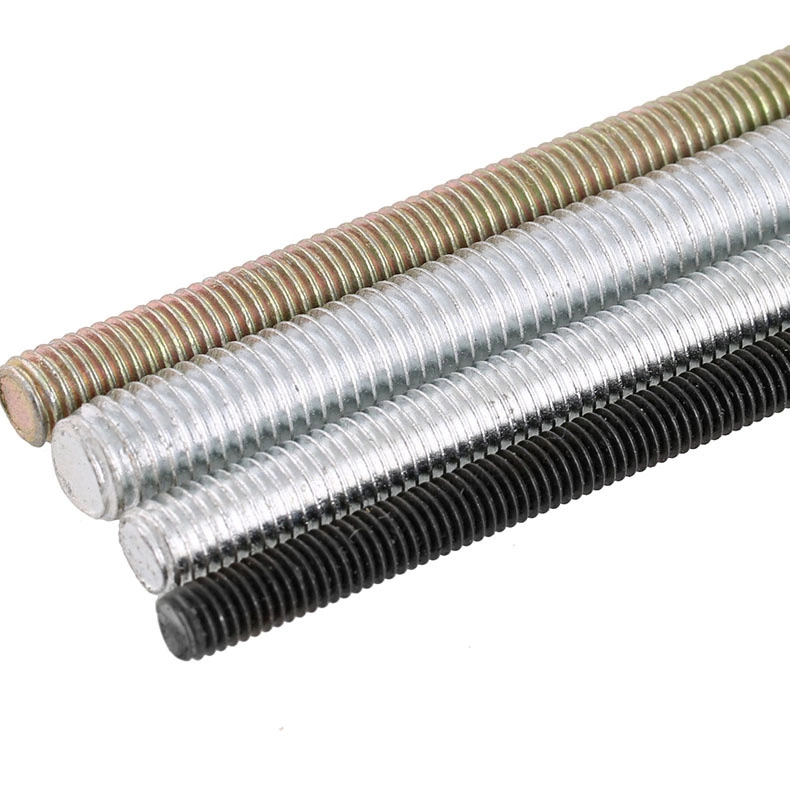 8.8 10.9 Grade Stainless Steel Galvanized Full Thread Acme Trapezoidal Stud Bolt Threaded Rod